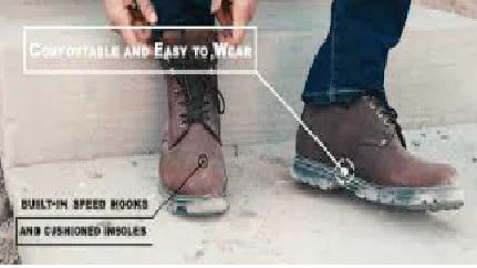 Ever Boots Tank Soft Toe Leather Work Boots