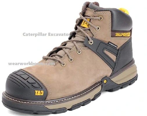 Caterpillar Excavator comfortable top work boot brands