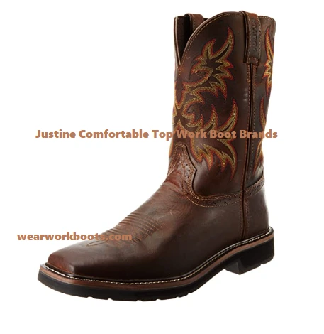 Justine Original  Comfortable Top Work Boot Brands